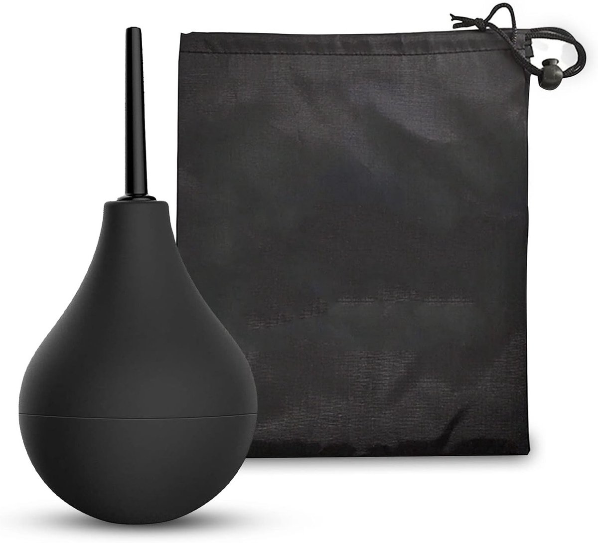 Enema Bulb Douche voor Mannen en Vrouwen, Herbruikbare Silicone Nozzle, Veilig en Comfortabel Reinigingsset, 160ML, Ideaal voor Intieme Hygiëne en Wellness