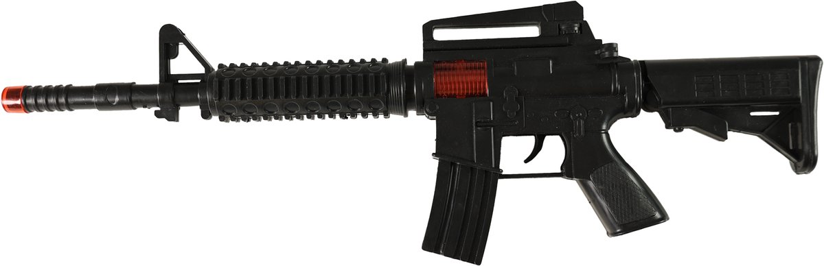 Mechanisch machinepistool met geluid 45 cm - UNI