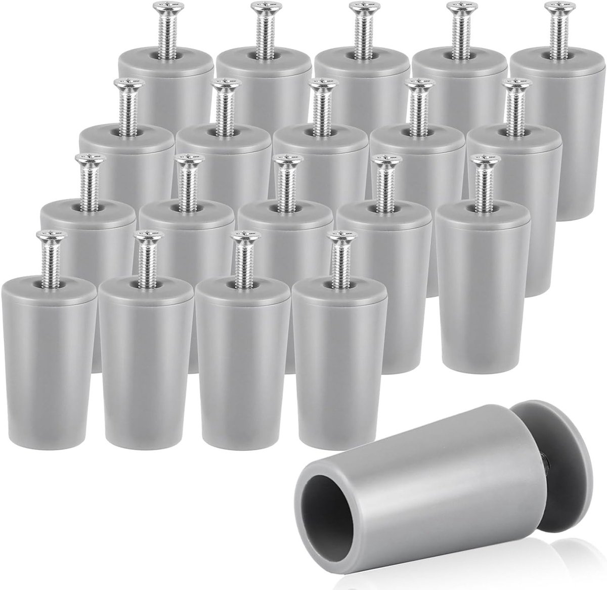 Set van 20 Shutter Stoppers met Wasmachine en Schroeven voor Effectieve Raamvergrendeling en Geluidsisolatie