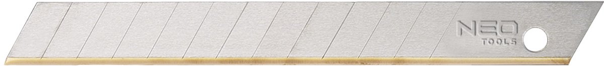 NEO - Vervangbare Breekmessen - 9 mm - Titanium Bekleed - 10 stuks
