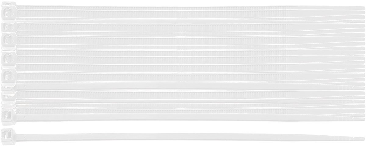 NEO TOOLS EXTREME Serie - Nylon Kabelbinder - 2,5 x 80 mm - Wit - UV-bestendig