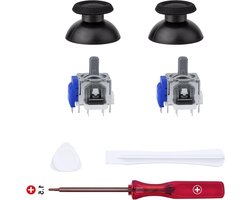 Elektromagnetische Joysticks Vervangingsset voor PS5 Controller - 3D Analoge ThumbStick Caps en Accessoires voor DualSense en DualSense Edge