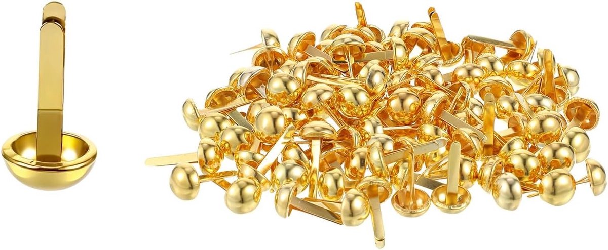100 Stuks Sample Bag Clips, Metalen Klemmen voor School en Kantoor, Mini Klemmen voor Papier, Knutselen en DIY Projecten