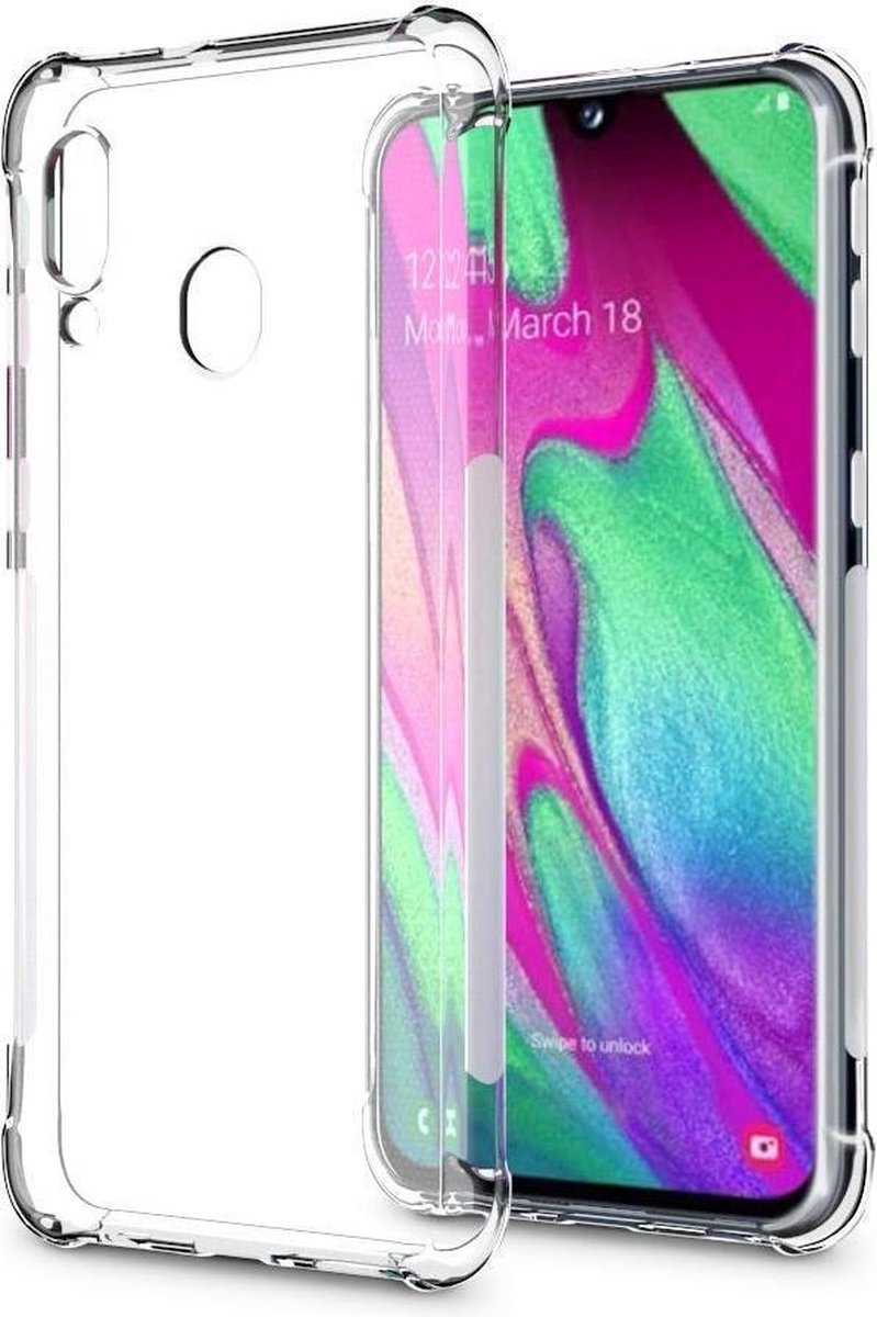 MOAVE - Samsung Galaxy A40 Hoesje - Transparant Shockproof Case