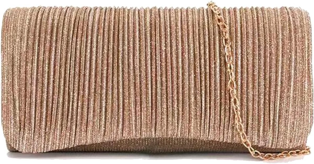 Elegante Dames Clutch Tas voor Avonden, Bruiloften en Feesten - Handtas met Verwijderbare Schouderband en Stijlvol Ontwerp