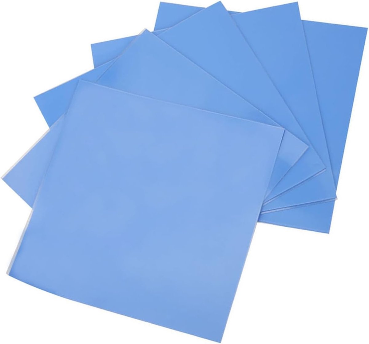 Thermisch Kussen voor CPU en GPU, Hoge Prestaties, Silicium Warmtegeleider, 100x100x0.5mm, Ideaal voor Elektronica en Koeling
