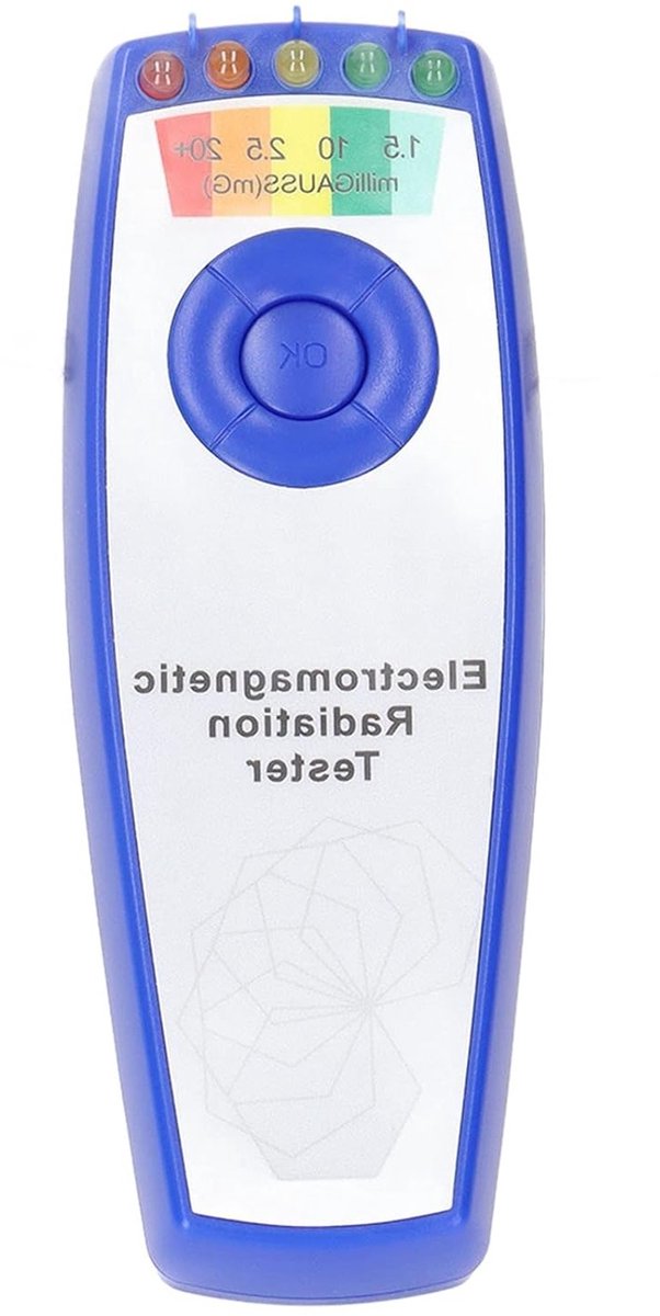 Magnetisch Veldmeter tot 20+ Milligauss - Draagbare EMF Detector met 5-Niveau LED Display voor Thuis, Kantoor en Paranormale Onderzoeken