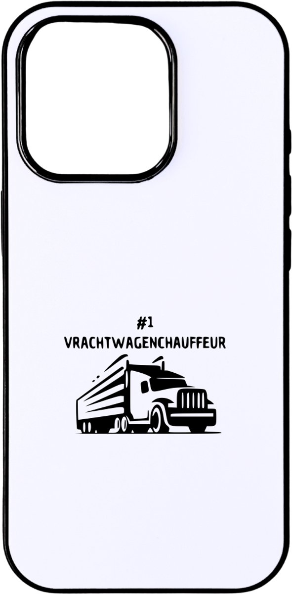 Hacebo® - Nummer 1 vrachtwagenchauffeur telefoonhoesje - Cadeau vrachtwagenchauffeur - telefoonhoesjes - leuk cadeau voor de beste Cadeau vrachtwagenchauffeur om te geven - hoesje geschikt voor iPhone 16 Pro
