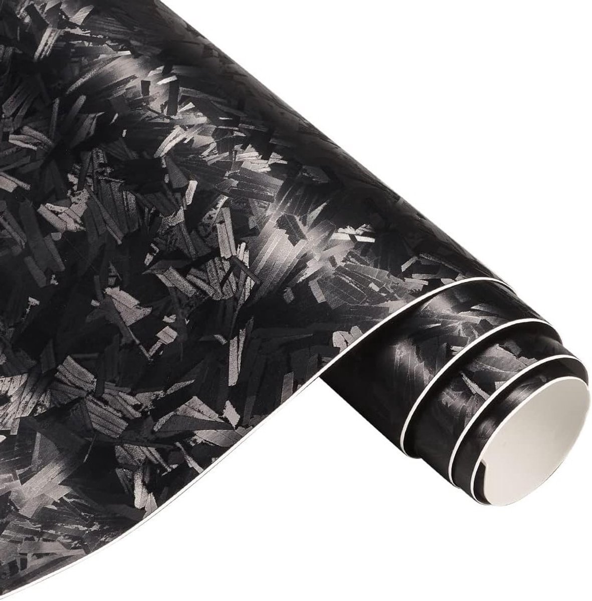 Geweven Carbon Matte Camouflage Folie voor Auto, Fiets en Motor - Tuning Film met Luchtkanalen 90 x 152 cm