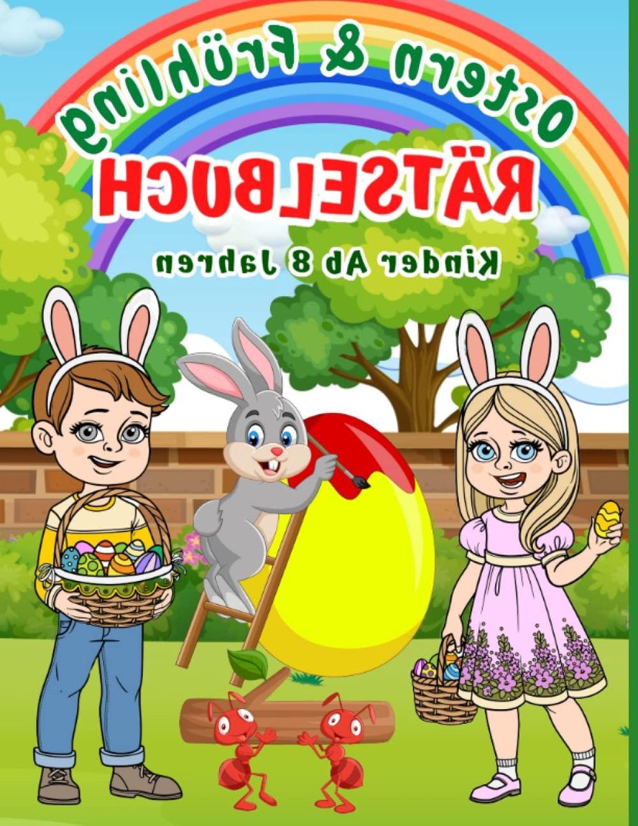 Rätselbuch Kinder - Activiteitenboek Puzzels - Leren en Vermaken - Oster und Frühling Thema - 109 Seiten - Multicolor