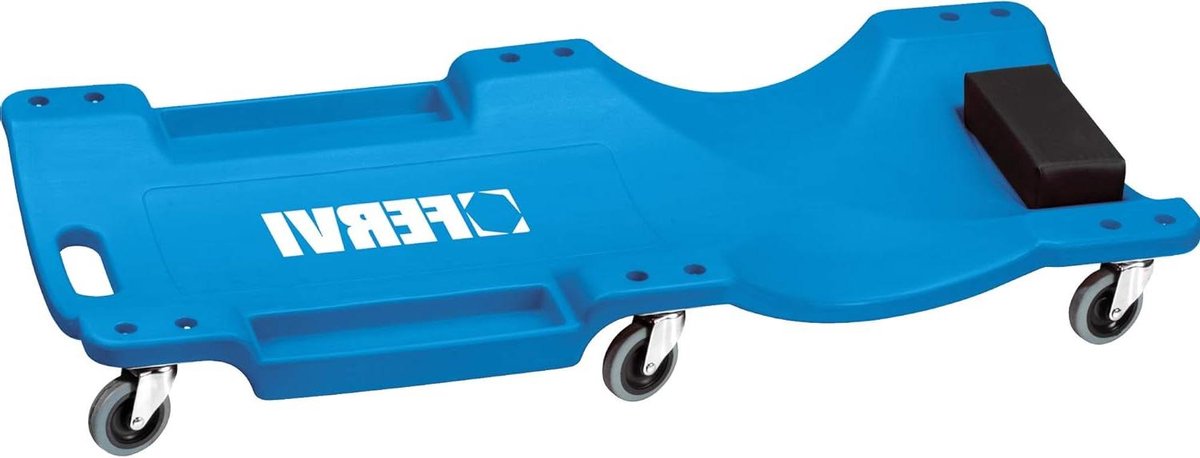 Onderbouwwagen Kunststof - Platformwagen Karretje - Materiaal Verplaatsen - Schokbestendig 6 Wielen - 100 x 470 x 120 mm - Antraciet