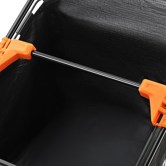 Bladzuiger FUXTEC FX-LS52 Handmatige bladzuiger, bak van 100 L, 530 mm breed, 6,5 kg, verstelbare handgrepen, 2 wielen — afbeelding 2