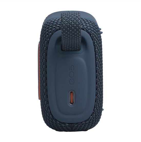 JBL Go 5 - Draadloze Bluetooth Mini Speaker - Voor Onderweg en Thuis - Sfeerverlichting - Draadloos Muziek Box - Boxje - 10 uur - IP68 - Waterdicht - Blauw van Merkloos — afbeelding 4