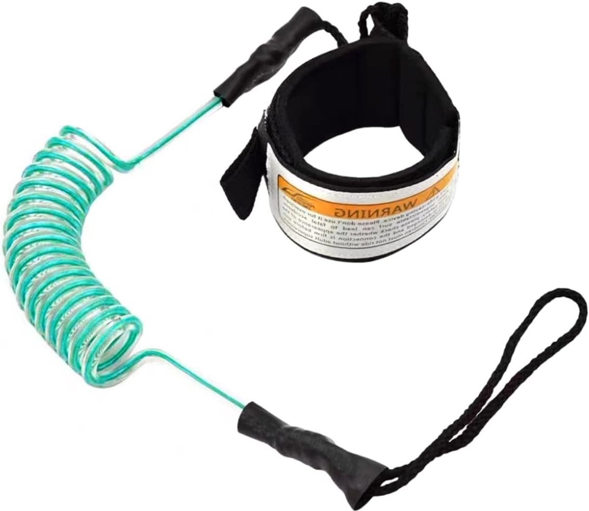 Verstelbare Surfboard Leash 5mm (10 voet) voor Stand Up Paddle Board en Surfboards - Duurzame Enkelriem en Beenkoord voor Veiligheid en Comfort