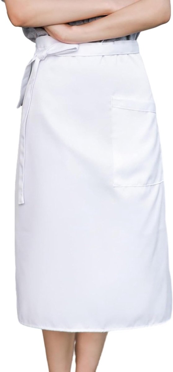 Unisex kookschort 68 x 70 cm, waterdicht met zakken, verstelbaar schort voor heren en dames, ideaal voor restaurants en bars