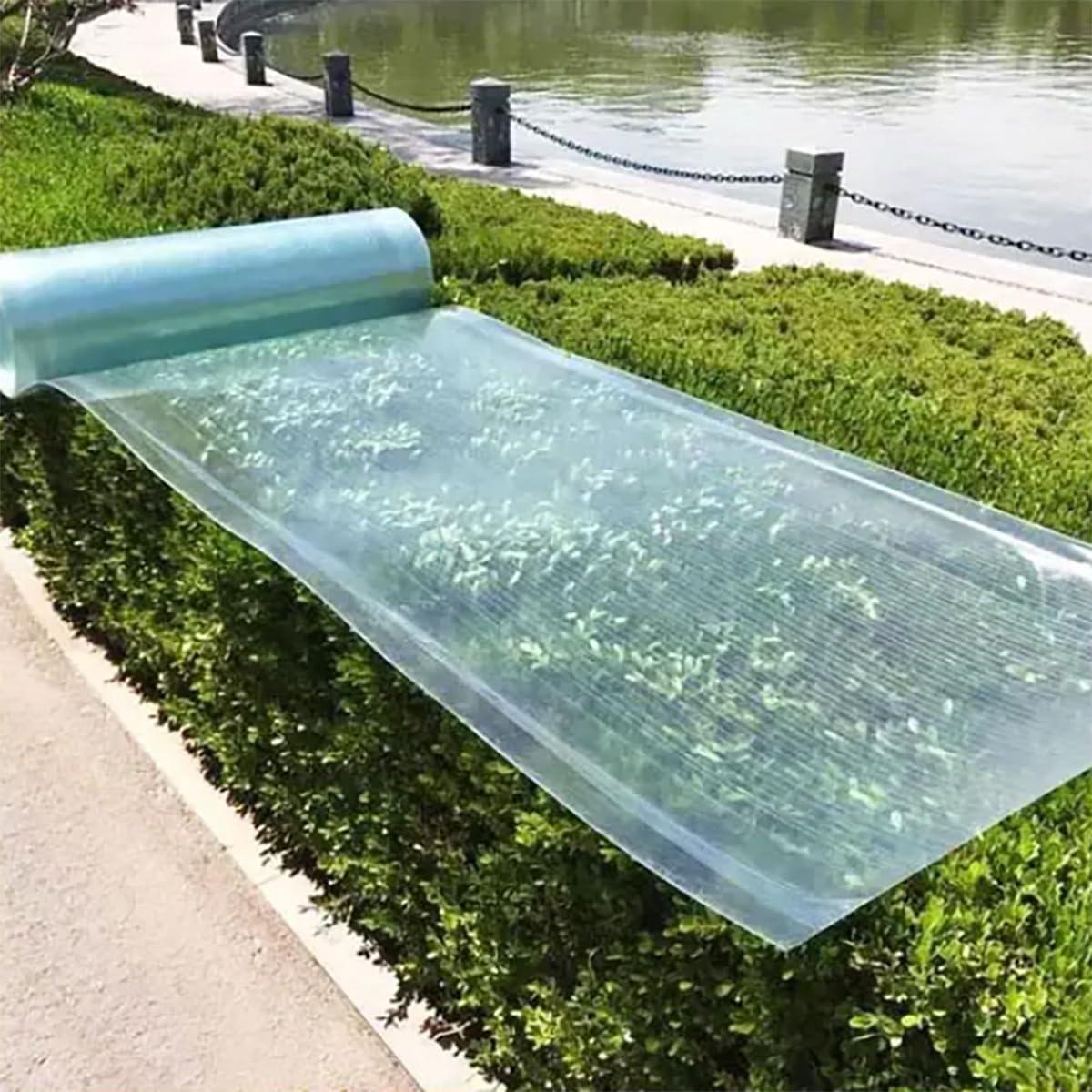 Polycarbonaat Dakrol - Broeikasfolie Isolatiepaneel - Tuinieren Kas Bouwen - UV Bestendig Regenbestendig - 1 meter breed - Helder