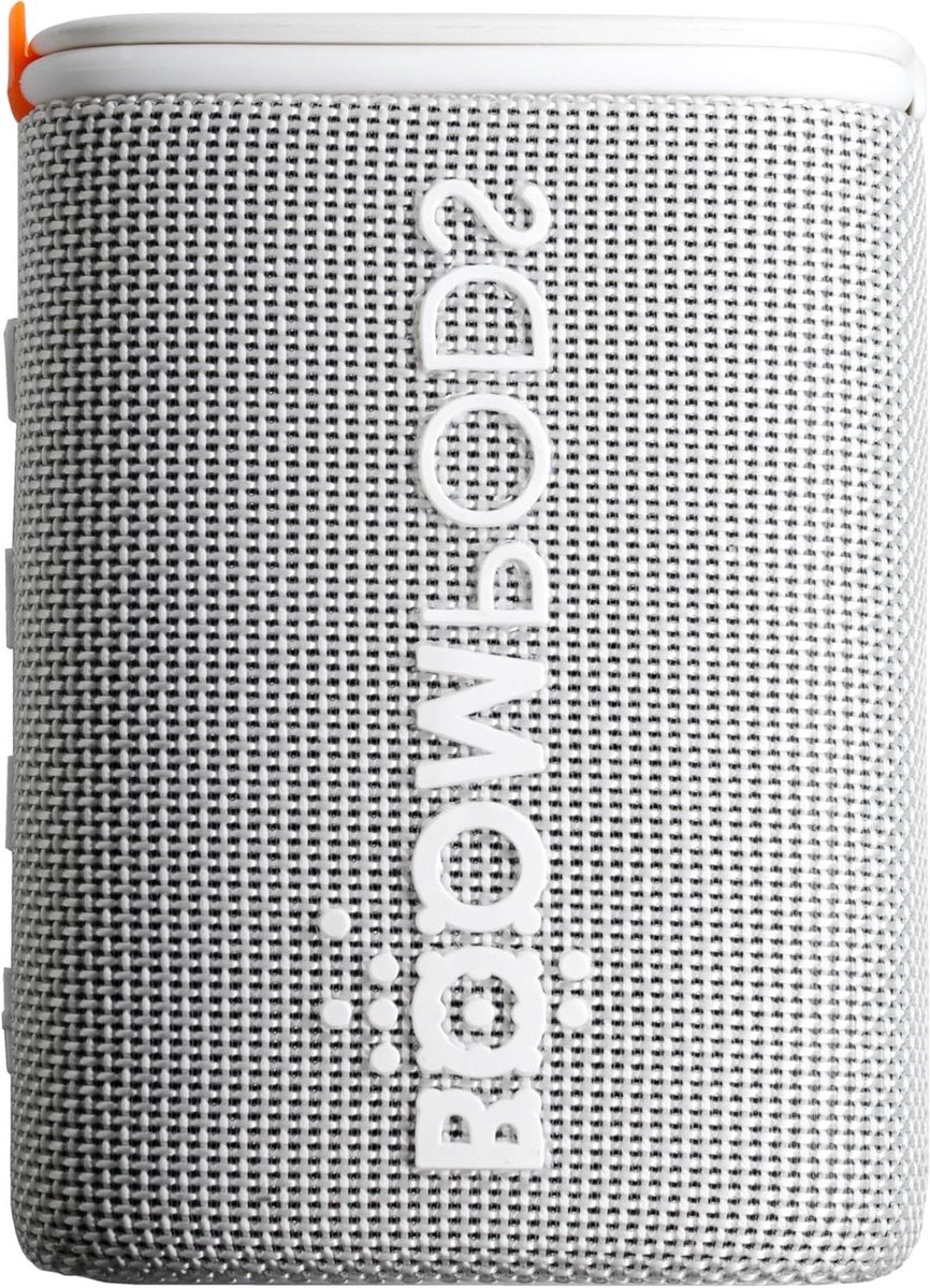 Draagbare Bluetooth Luidspreker - Draadloze Speaker Kleine - Muziek Luisteren Buiten - Gemaakt Van Oceaangebonden Plastic - Compact Lichtgewicht - Wit