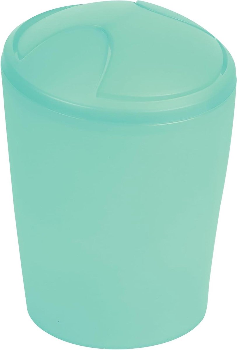 Afvalbak - Prullenbak Vuilnisbak - Kleine Ruimtes - Afneembaar Deksel - 2 Liter - Lavendel