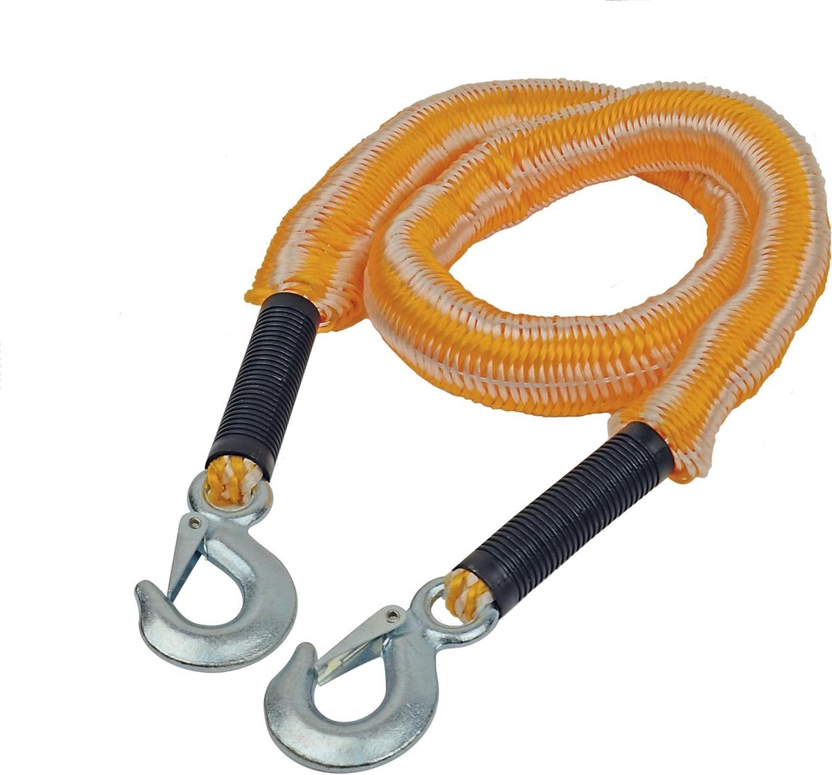 Sleeptouw Elastisch - Trektouw Wieler - Voertuigen Vervoeren - 28 Ton Trekkracht - 28 Ton - Oranje