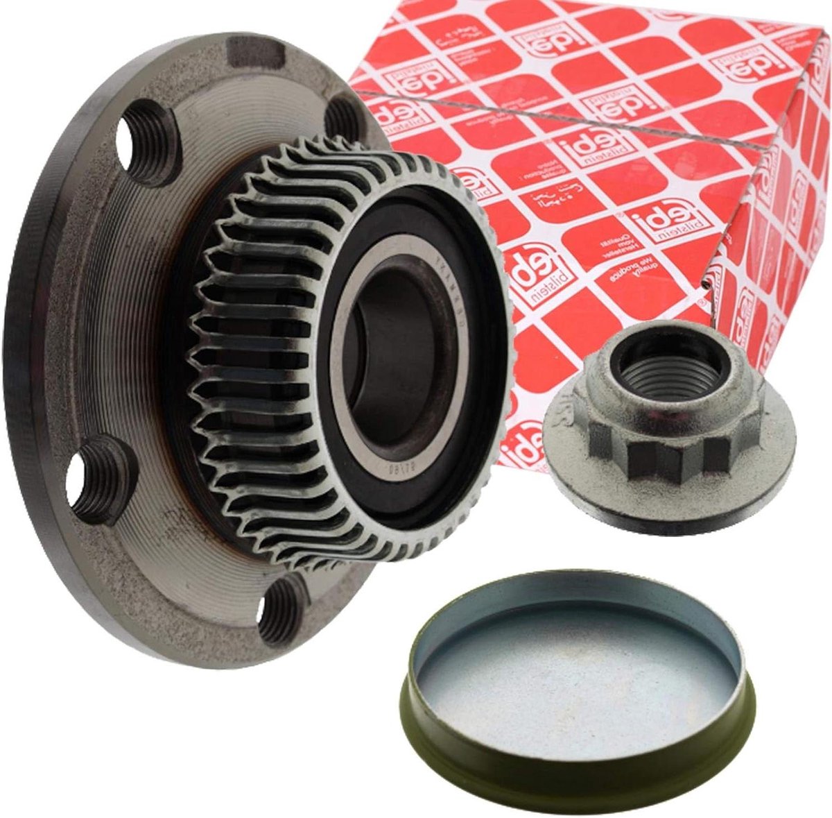 Wiellagerset met naaf - Wielnaaf lager - Auto reparatie - Geïntegreerd in wielnaaf - 120 mm buitendiameter - null