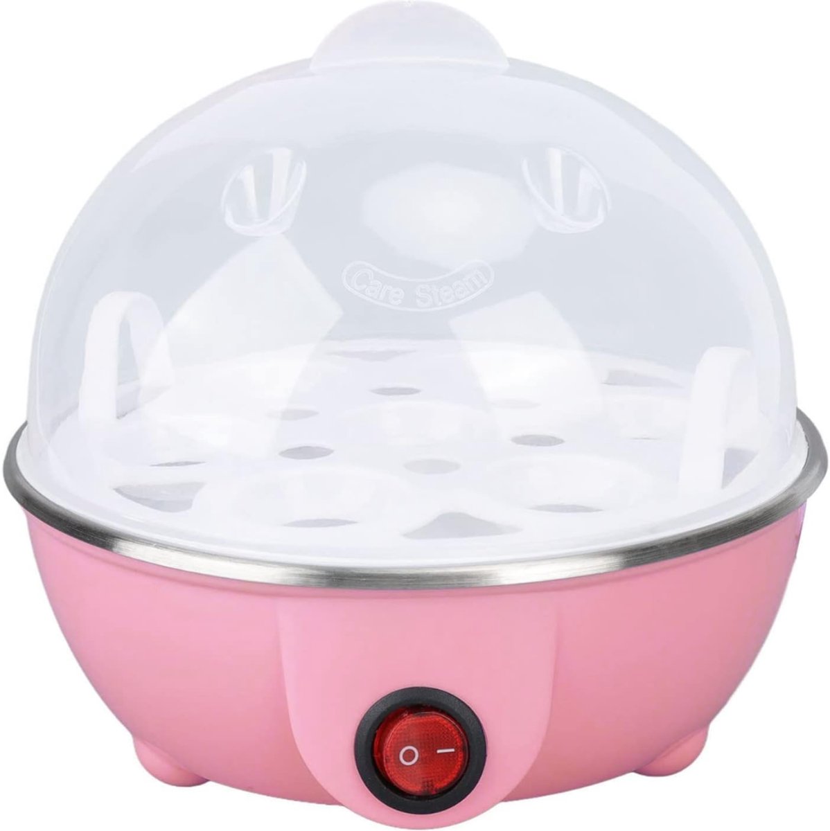 REN® Eierkoker Electrisch - Eierkoker - Eierkoker met Timer - Eierkoker 6 Functies -Roze - 18cm x 17cm x 17cm