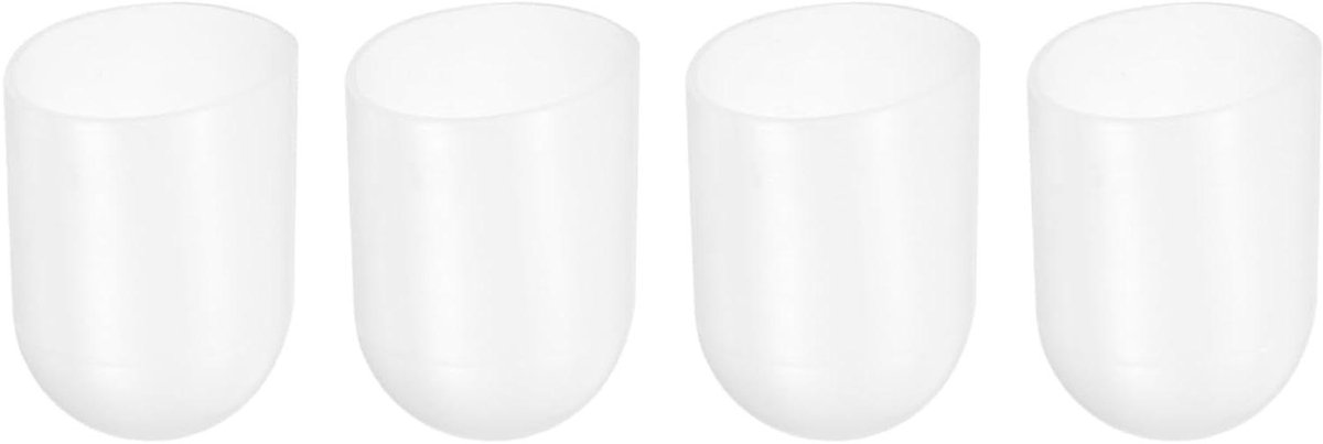 Siliconen Eindkappen - Beschermdoppen Rubber - Meubels Beschermen - Hittebestendig Elastisch - 40 mm - Zwart