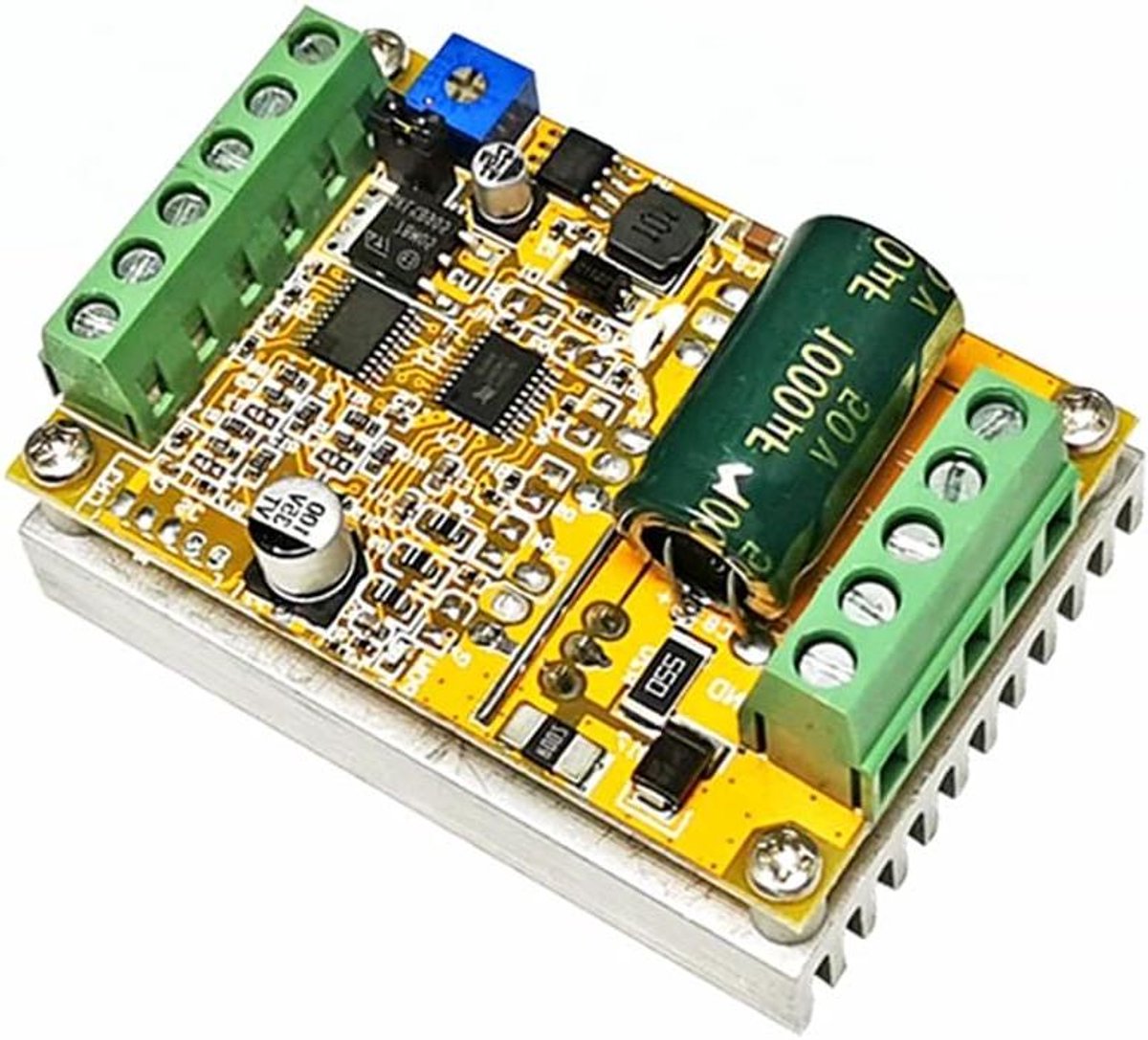 Borstelloze Motor Controller - Motor Driver Board - Motor Snelheid Regelen - Hallless Ontwerp - 63x45x31MM - Zwart