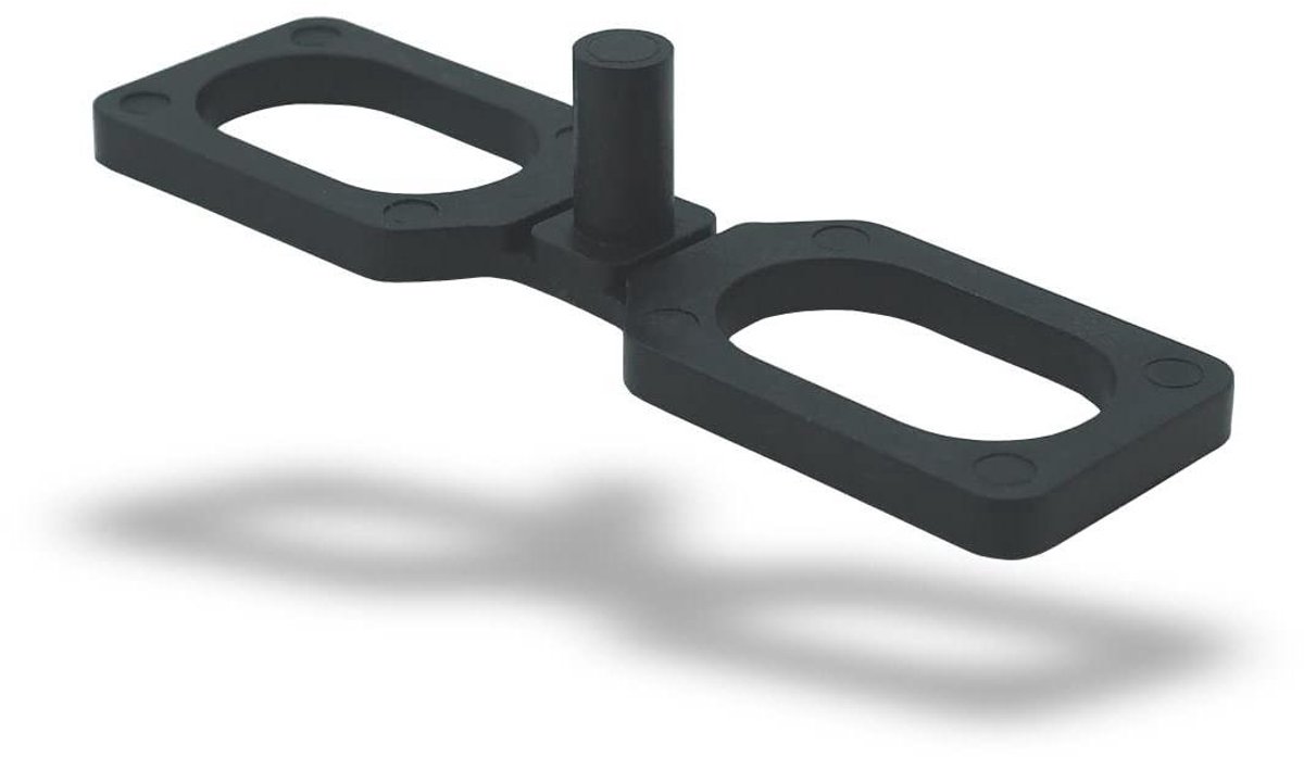 Afstandhouders Terrasplanken - Terras afstandhouders - Terrasbouw Leggen - Gelijkmatige Plaatsing - 4 mm - Zwart