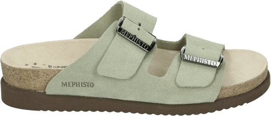 Mephisto - HESTER SANDVEL - Dames slippers - Kleur: Groen - Maat: 41