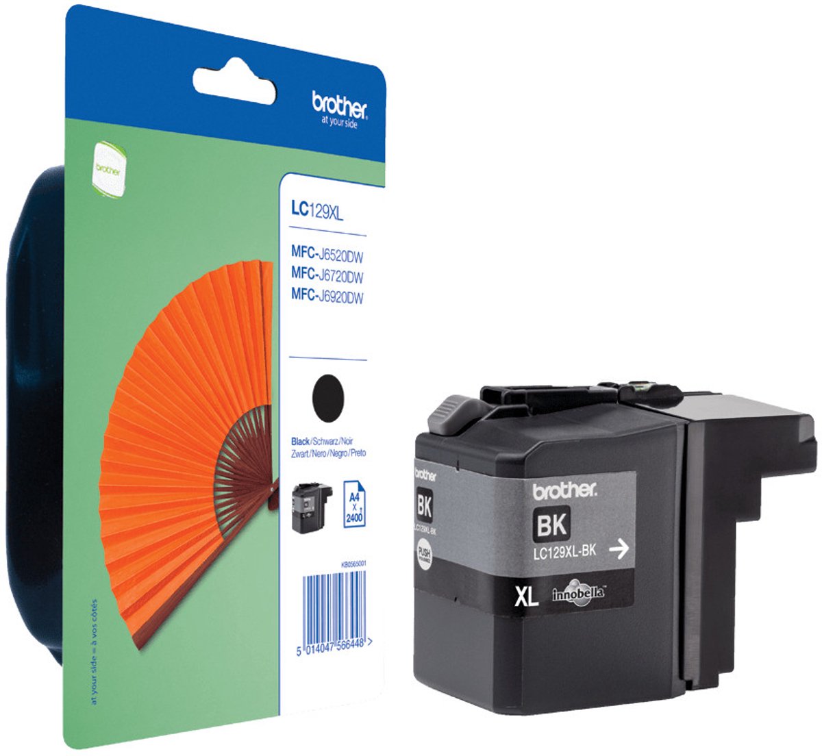 BROTHER LC129XLBK - Zwart Zwart