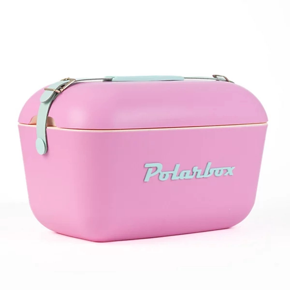 Polarbox Koelbox met schouderband 12L - 40x26x27cm - Bubblegum-Cyan