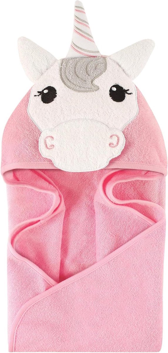Baby Handdoek met Capuchon - Kinderbadjas Capuchon - Baby Afdrogen - Zacht Terry Katoen - 83 x 83 cm - Giraf