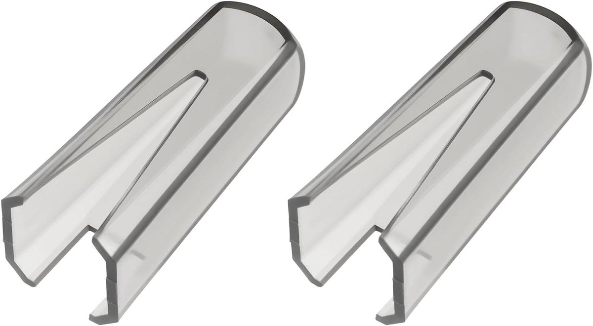 Stylus Beschermhoes - Naald Beschermer - Stylus Beschermen - Strak Verpakt - 6.3*6.3mm 22mm Hoog - Transparant Zwart