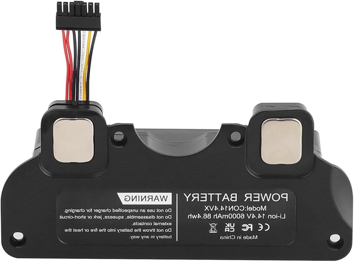 Li-ion Batterij 14.4V 5600mAh voor Conga 5090 5490 6090 7090 met zwarte behuizing vervangende batterijen