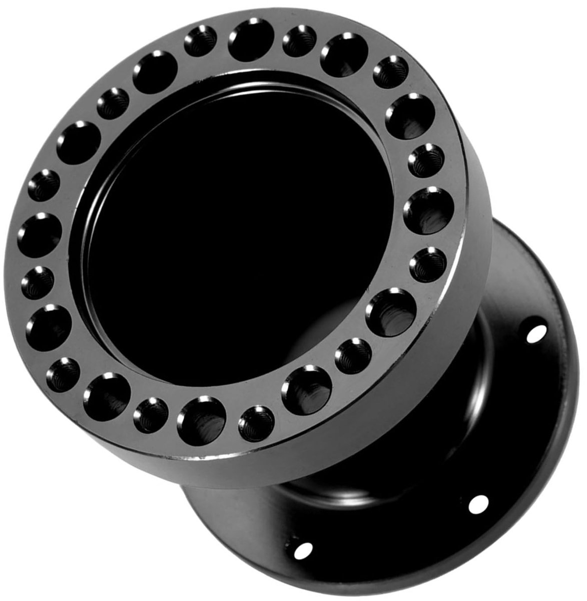 Store_9 - Aluminium Stuurwiel Hub Spacer Adapter - Verbeterde Rijpositie - Zwart - Verhoogt Comfort - Geschikt voor Auto's - 3 Inch