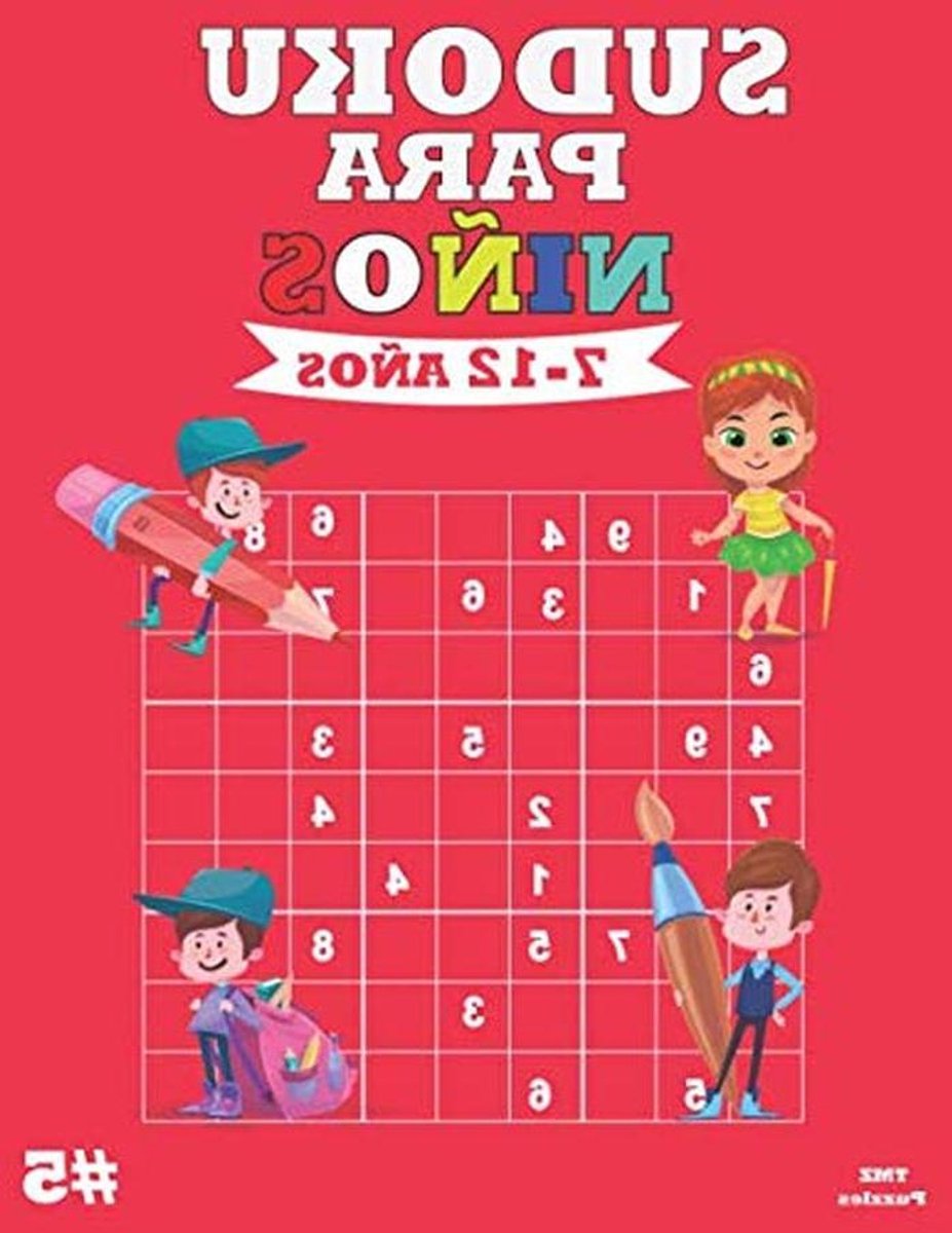 Sudoku Boek Kinderen - Puzzelboek Kleuters - Hersenen Trainen - Grote Letters - A4 Formaat - Niet Gespecificeerd