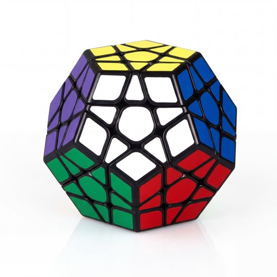 Speed cube Megaminx 3 black – Speedcube | Snel, Soepel & Duurzaam – Klassieke Puzzelkubus voor Jong & Oud - Rubiks Cube - Rubiks Kubus
