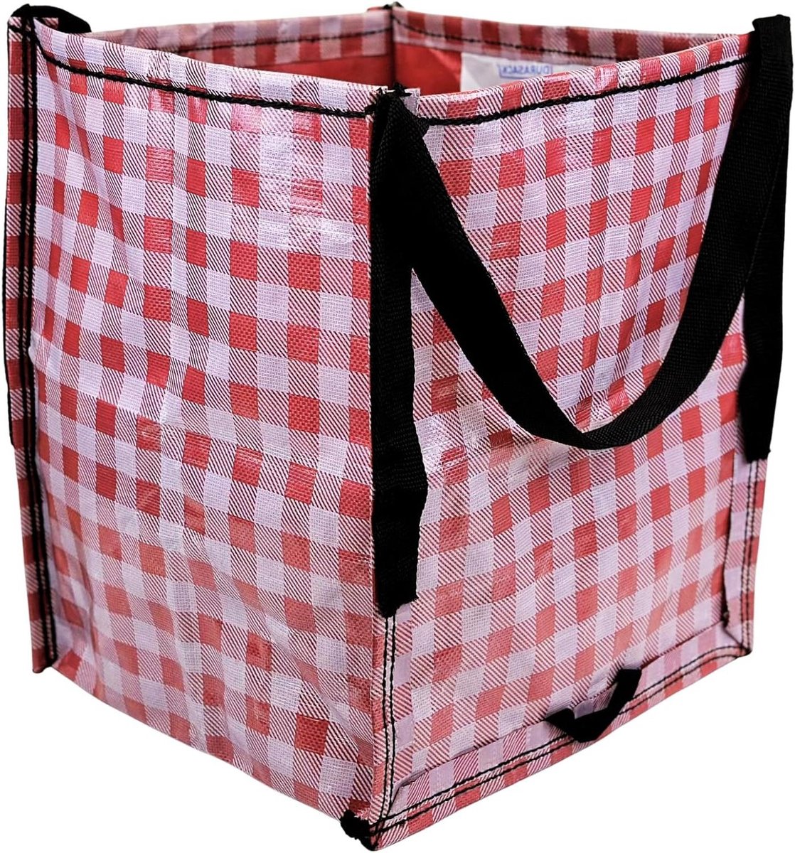 Opbergtas - Bewegende tas Draagtas - Zware spullen vervoeren - Zelfstaand ontwerp - 50 x 50 x 40 cm - Rood