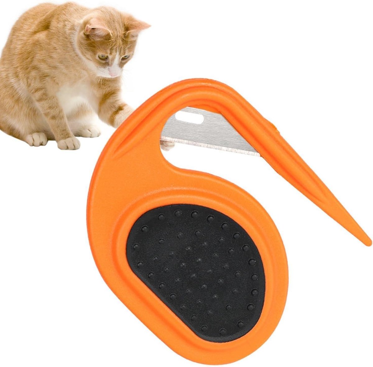 Dieren Verzorgingskam - Ontvilter Honden - Vacht Ontklitten - Pijnloos Ontwarren - 151 x 94 cm - Grijs