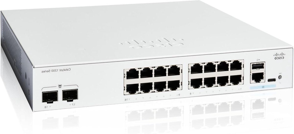 Netwerk Switch - Ethernet Switch - Netwerk Beheer - Slim Beheerd - 16 Poorten - Wit