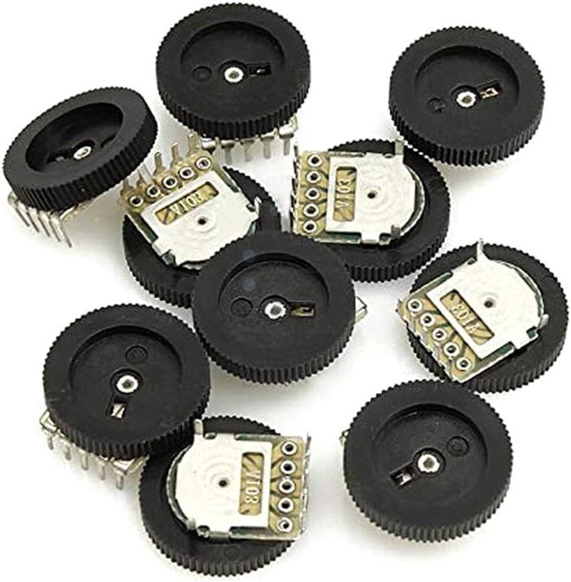 Potentiometer Wiel - Variabele Weerstand - Audio Volume Aanpassen - Lineaire Verandering - 16 x 2 mm - null