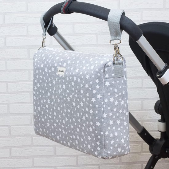 Kinderwagenzak - Babydekentje Voetenzak - Baby Comfort - Universeel Kledingstuk - 40 X 30 X 10 cm - White Star — afbeelding 2
