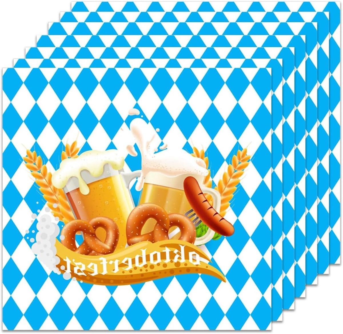 Oktoberfest feesttafel decoratie met kleurrijke accessoires en unieke sfeer elementen