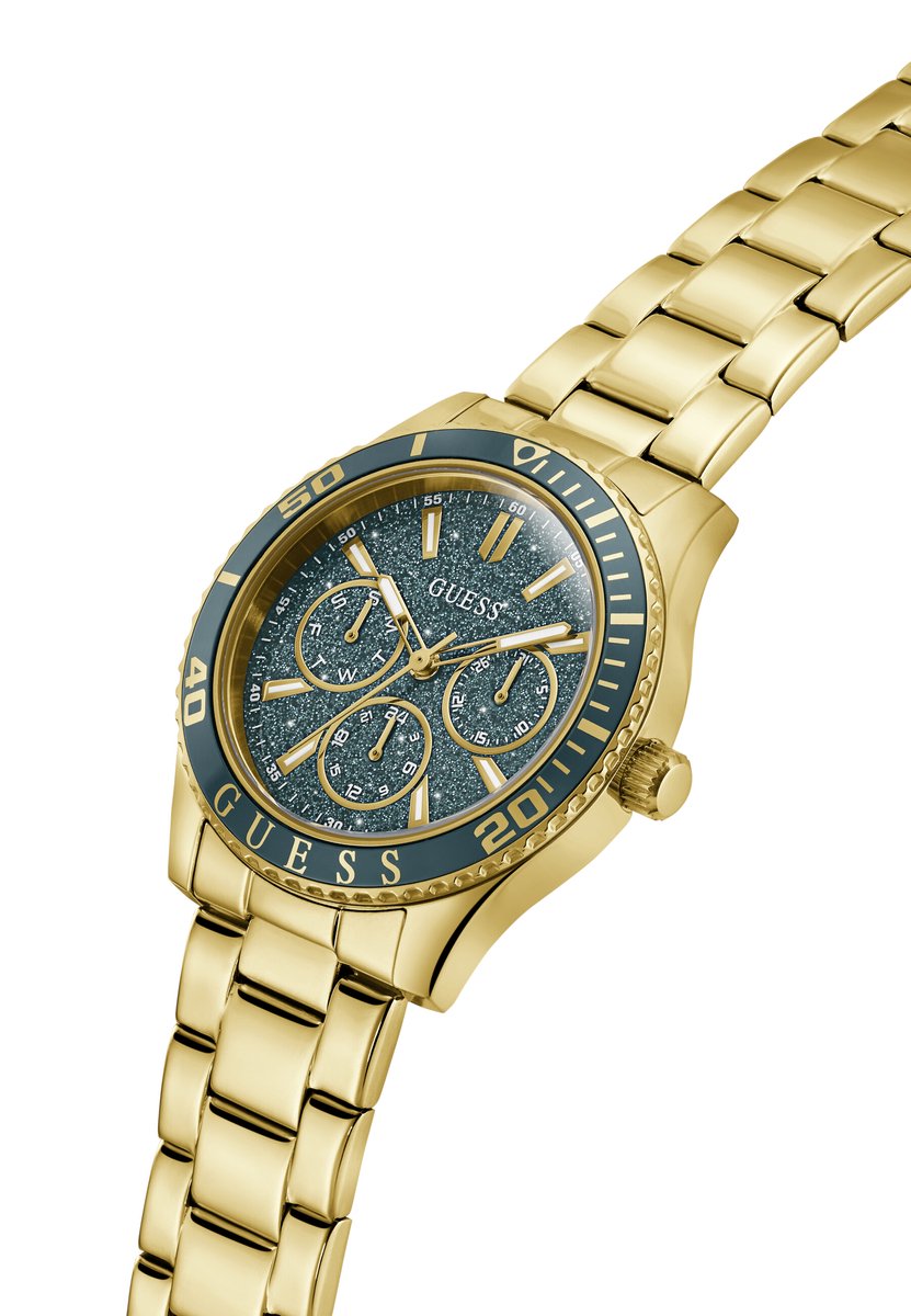 Guess Mariana Quartz Analoog Horloge Gold Tone Kast: 100% Roestvrij Staal | Armband: 100% Roestvrij Staal 36 mm GW1035L1, GW1035L2