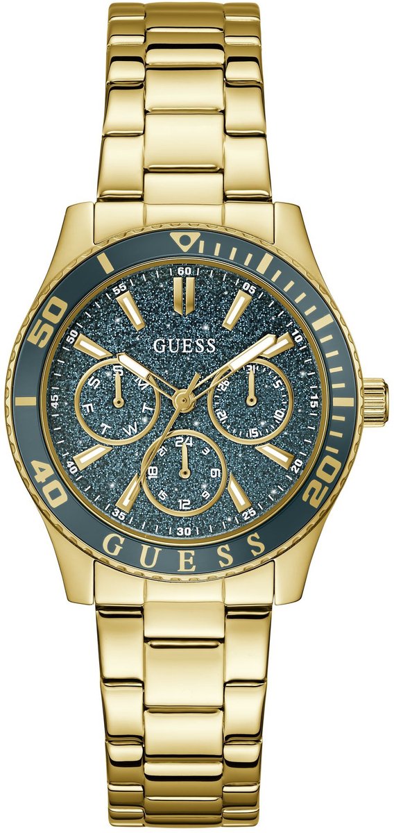 Guess Mariana Quartz Analoog Horloge Gold Tone Kast: 100% Roestvrij Staal | Armband: 100% Roestvrij Staal 36 mm GW1035L1, GW1035L2