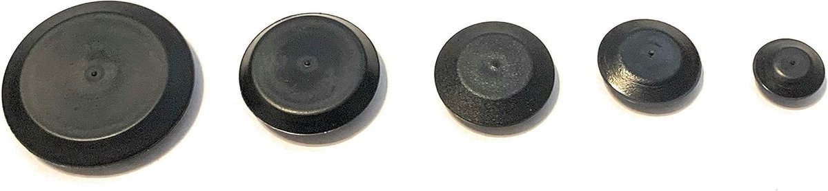 Paneel Pluggen - Gat Stopper Set - Afwerking Werkzaamheden - Verschillende Maten Set - 50 Stuks - Zwart