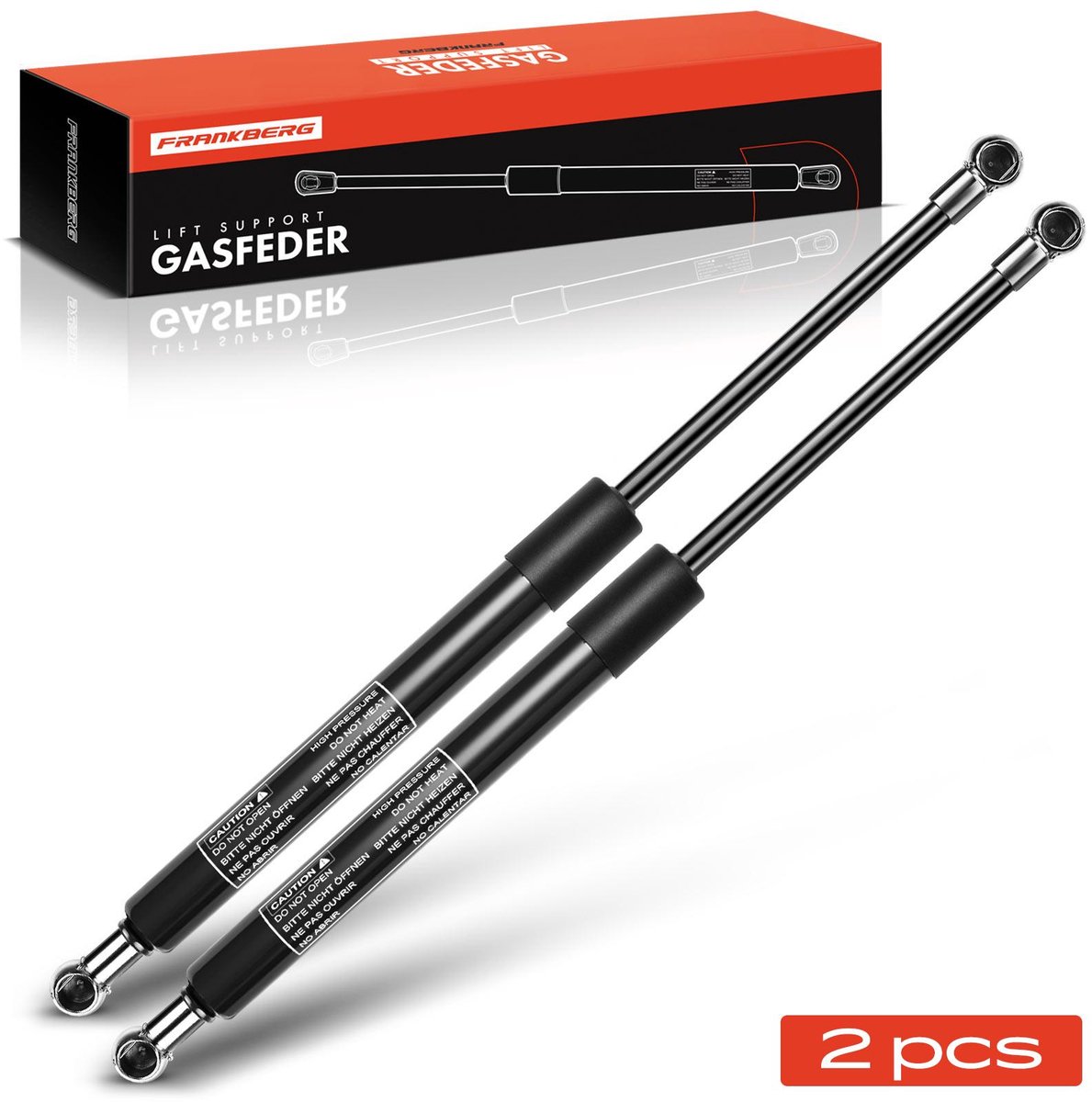 Frankberg 2x gasveer demper achterklep voor Chevrolet Lacetti J