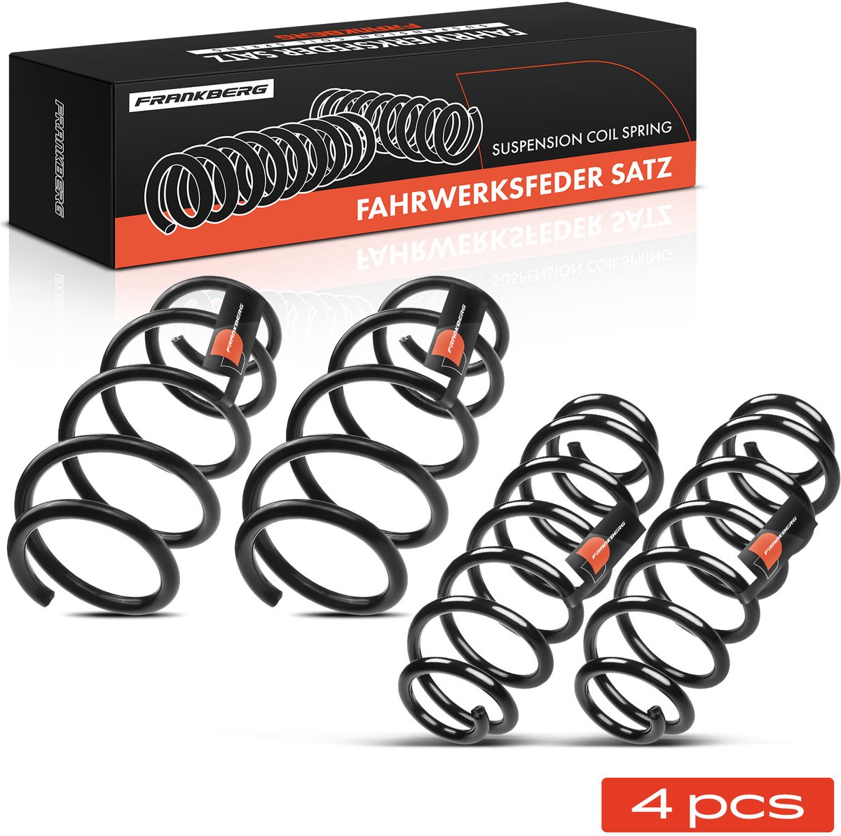 Frankberg 4x Veer Vooras Achteras voor Ford Fiesta VI CB1 CCN