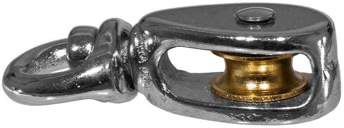 Enkele Wiel Katrol - Draaibare Katrol - Zaken en Industrie - Nul Knoop Ontwerp - 1/2 Inch - Metaal