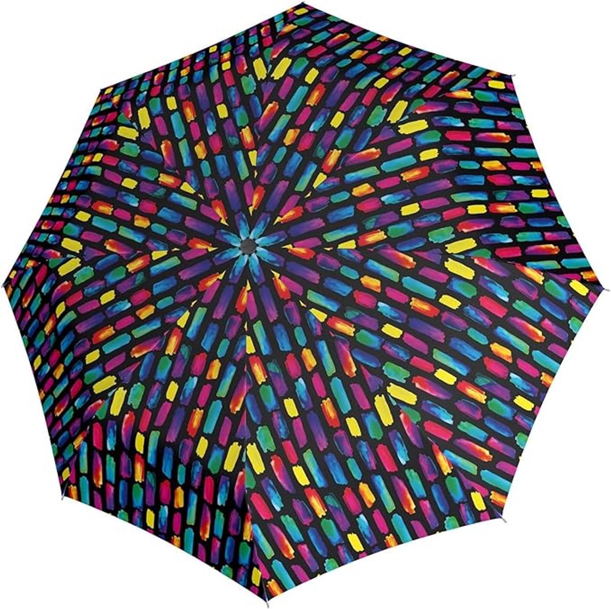 Zakparaplu - 99 cm - 8 Ribs - Mini Paraplu - Reisparaplu Klein - Compacte Paraplu - Opvouwbaar - Windbestendig - Lichtgewicht - UV-Bescherming - Create Black - van Imperatoris